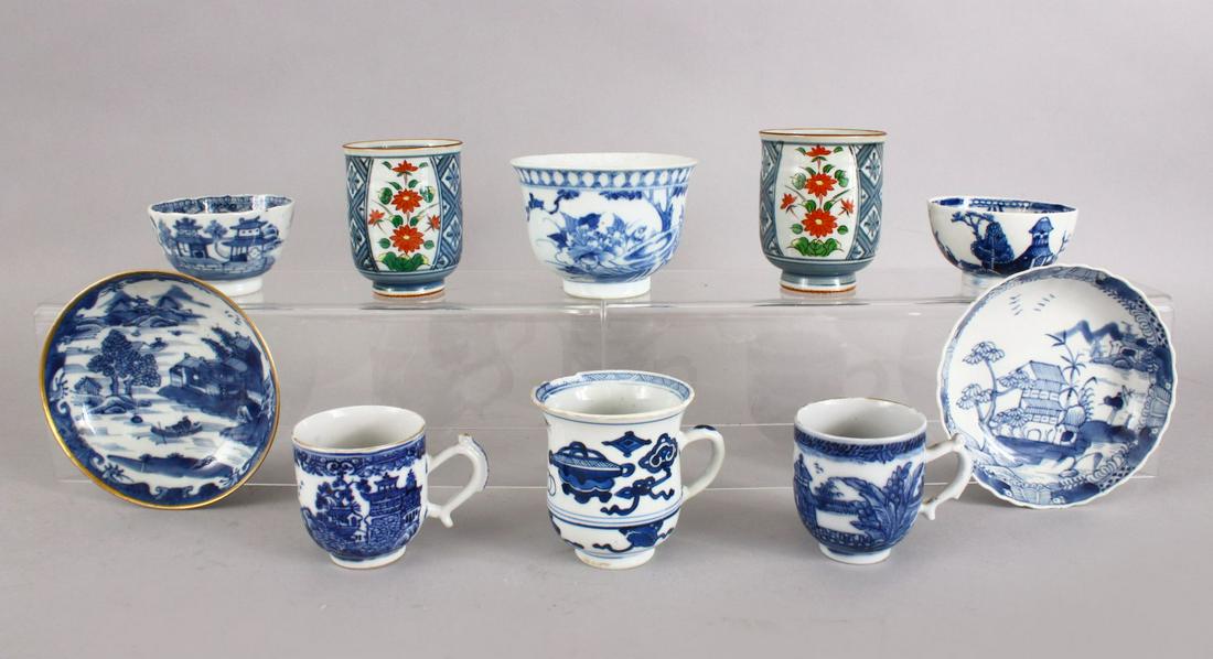 A GOOD MIXED LOT OF 18TH CENTURY CHINESE / JAPANESE (1 of 6)