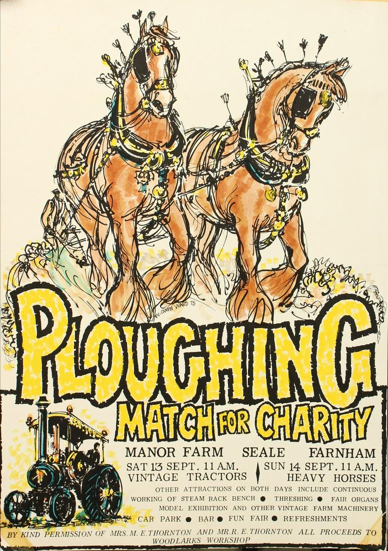 W. Owen Ward (British). Six Posters, several of Local: W. Owen Ward (British). Six Posters, several of Local Theatrical Productions. (6). Unframed.