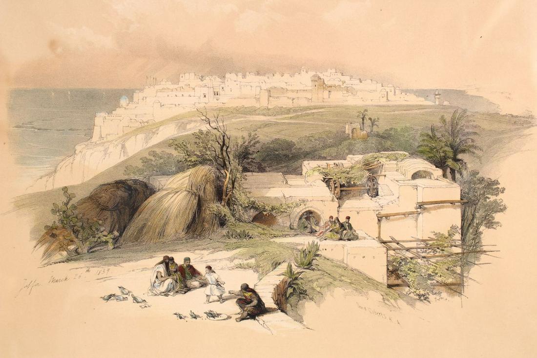 A 19TH CENTURY DAVID ROBERTS PRINT OF JERUSALEM, (1 of 9)
