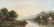 19th Century English School. Figures in a Boat Crossing
