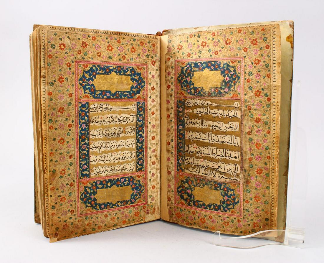 AN EARLY 18TH CENTURY INDO PERSIAN KASHMIRI QURAN, (1 of 8)