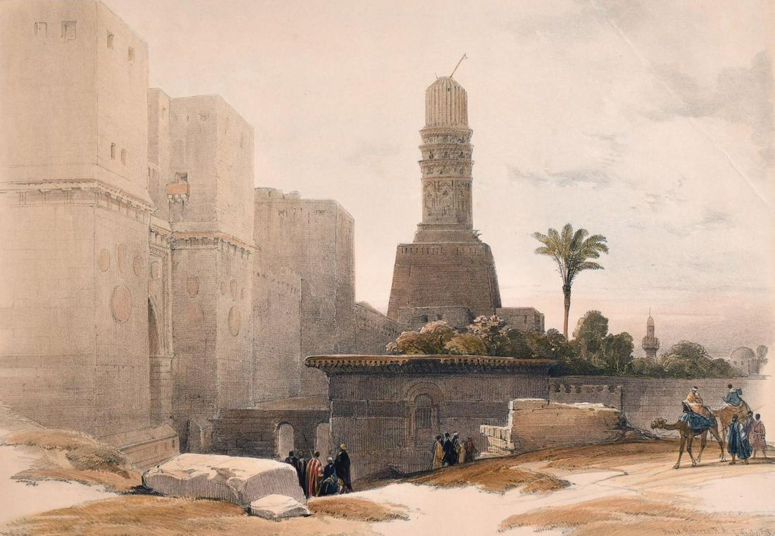 After David Roberts (1796-1964) British, Two holy land: After David Roberts (1796-1964) British, Two holy land lithographs and a collection of prints by other hands, (5).