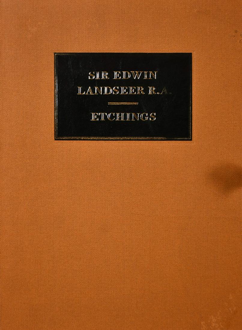 After Sir Edwin Landseer (1802-1873) British, five: After Sir Edwin Landseer (1802-1873) British, five etchings of juvenile works and posthumously published etchings of animal studies, publ. John Boydell press (1974), each numbered in pencil outside pl