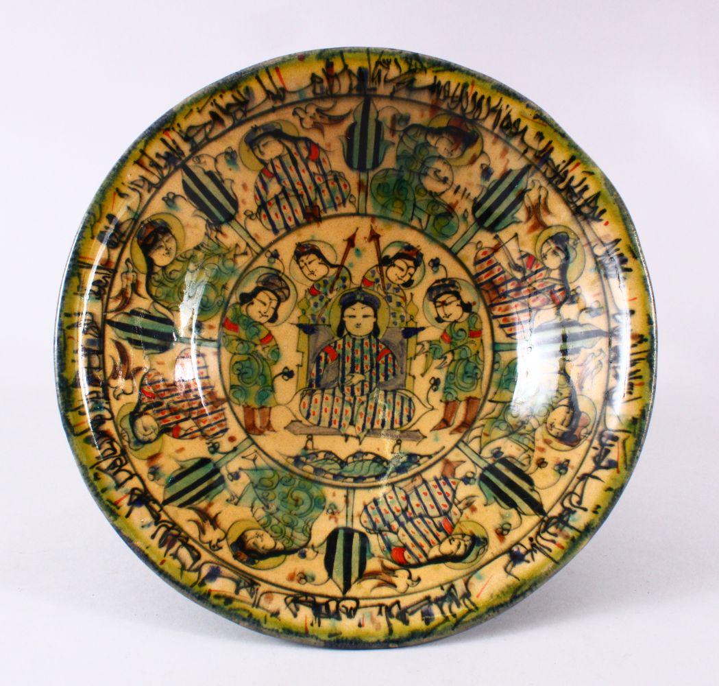 A 20TH CENTURY PERISAN 11TH CENTURY STYLE BOWL, (1 of 6)