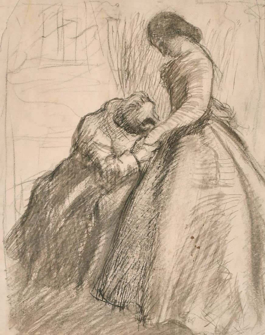 Sir John Everett Millais (1829-1896) British, A Pencil (1 of 3)