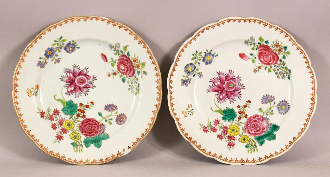 TWO 18TH /19TH CENTURY CHINESE FAMILLE ROSE PORCELAIN (1 of 4)