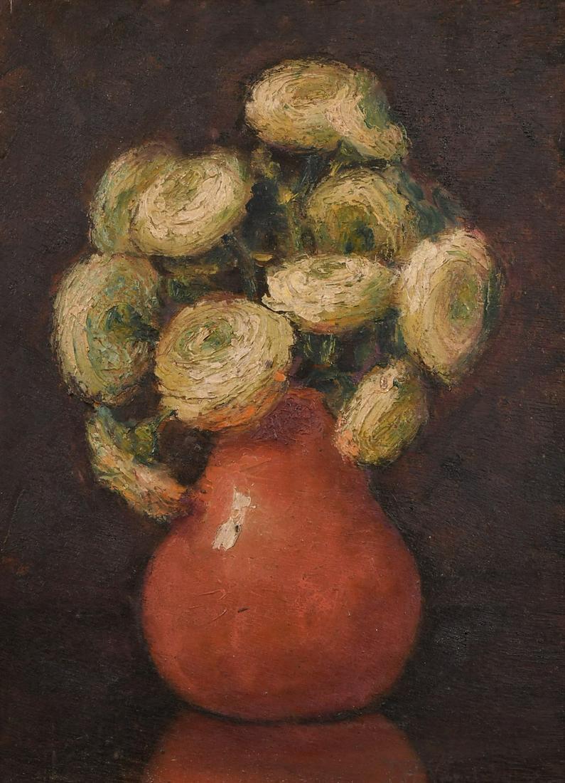 Early 20th Century, Still life of flowers in a vase, (1 of 4)