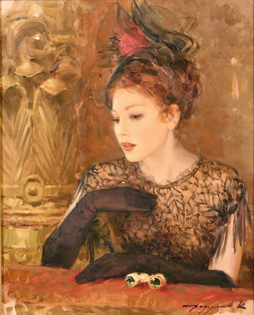 Konstantin Razumov (b.1974) Russian, 'Box Seat', oil on (1 of 4)