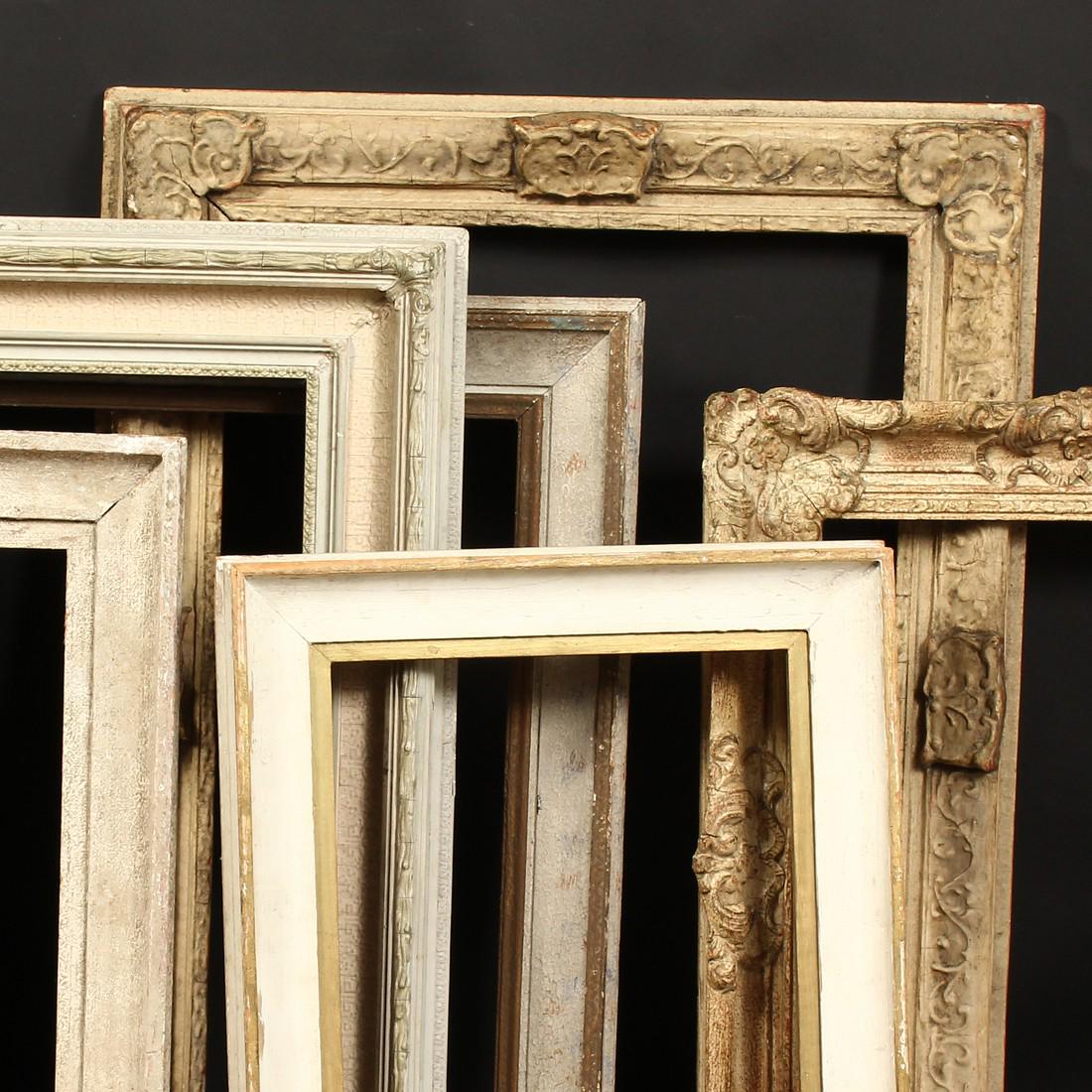 A group of seven painted frames, early 20th Century, (1 of 5)