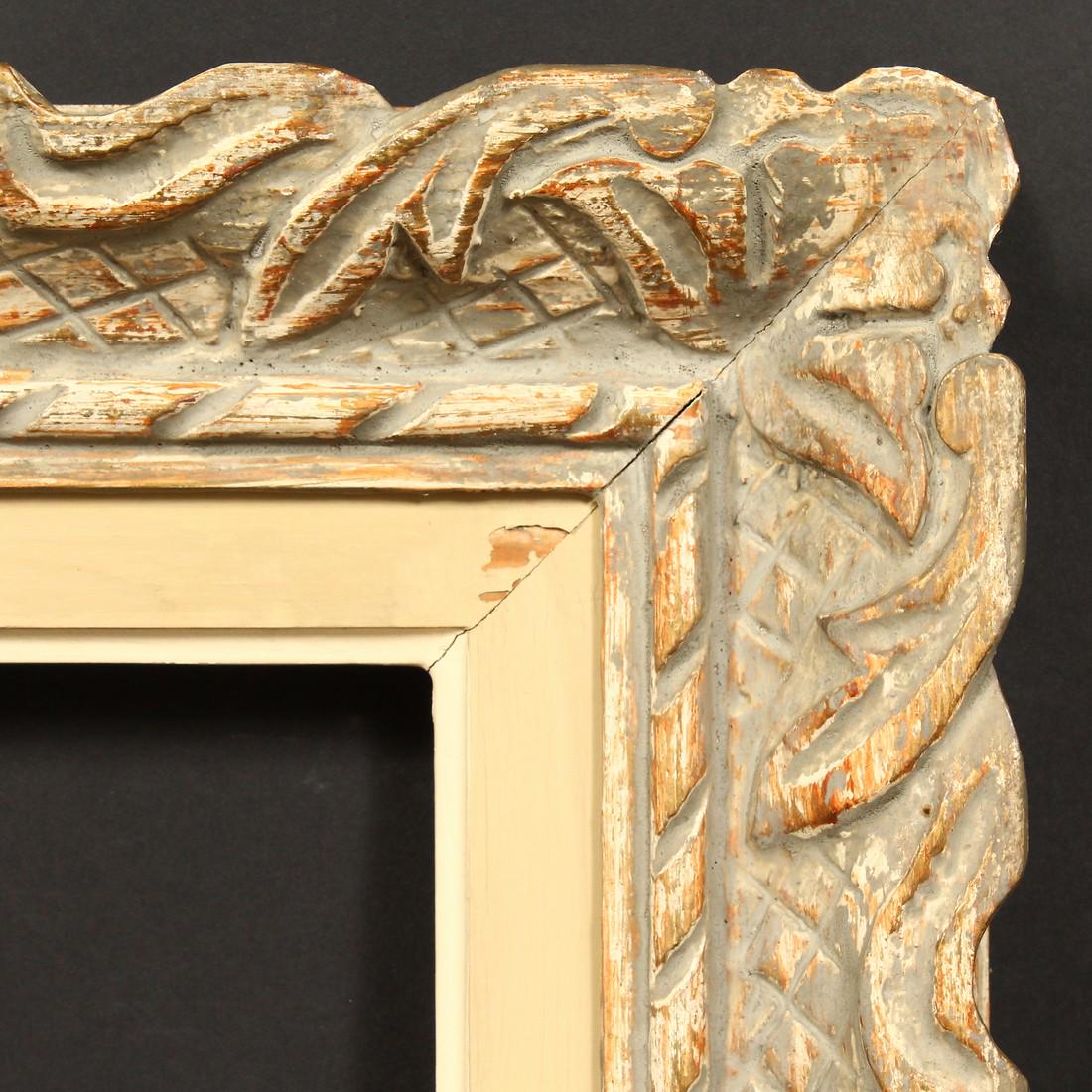 An Early 20th Century French carved frame, rebate size (1 of 4)