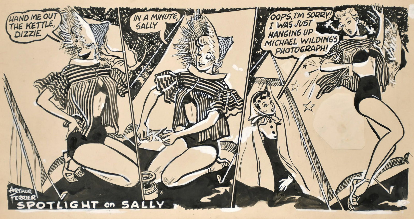 Arthur Ferrier (1891-1973) British, 'Hand me out the (1 of 3)