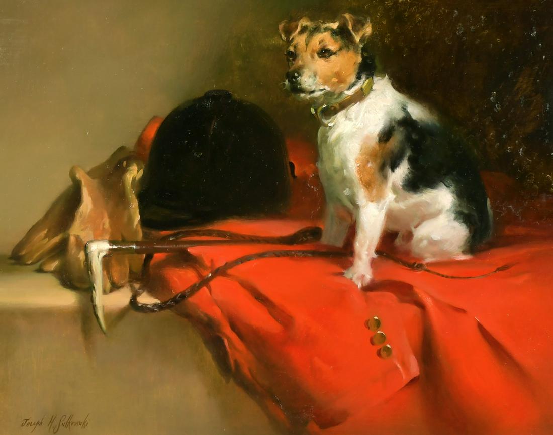 Joseph H. Sulkowski (Born 1951) Jack Russell with a (1 of 4)