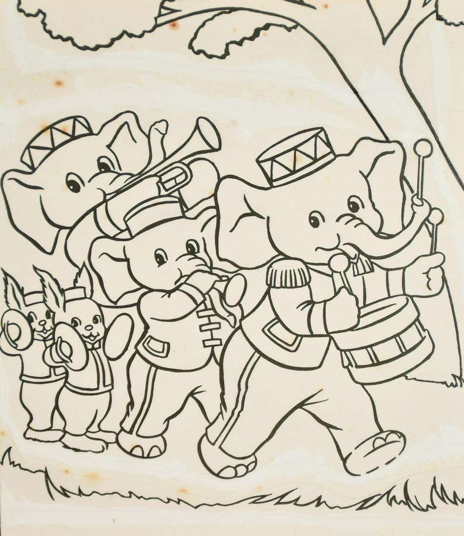 A collection of illustration artworks for children's story books, each 5.25" x 4.75", (unframed) (1 of 3)