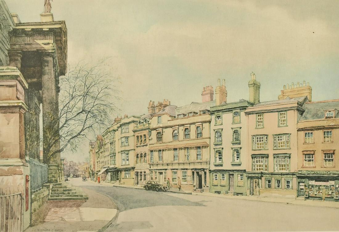 A collection of prints of mostly Oxford subjects, after Muirhead Bone, Henry Rushbury etc, (19).: A collection of prints of mostly Oxford subjects, after Muirhead Bone, Henry Rushbury etc, (19).