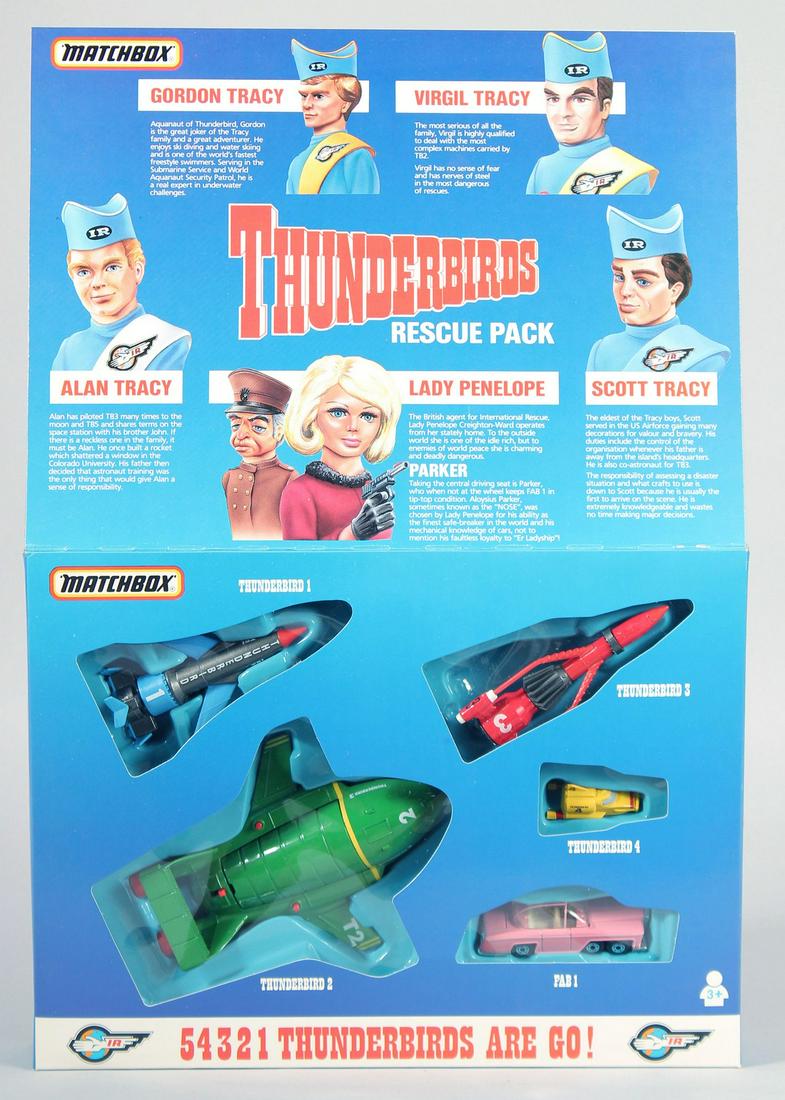 MATCHBOX 54321 THUNDERBIRDS ARE GO in original box, as new.: MATCHBOX 54321 THUNDERBIRDS ARE GO in original box, as new.