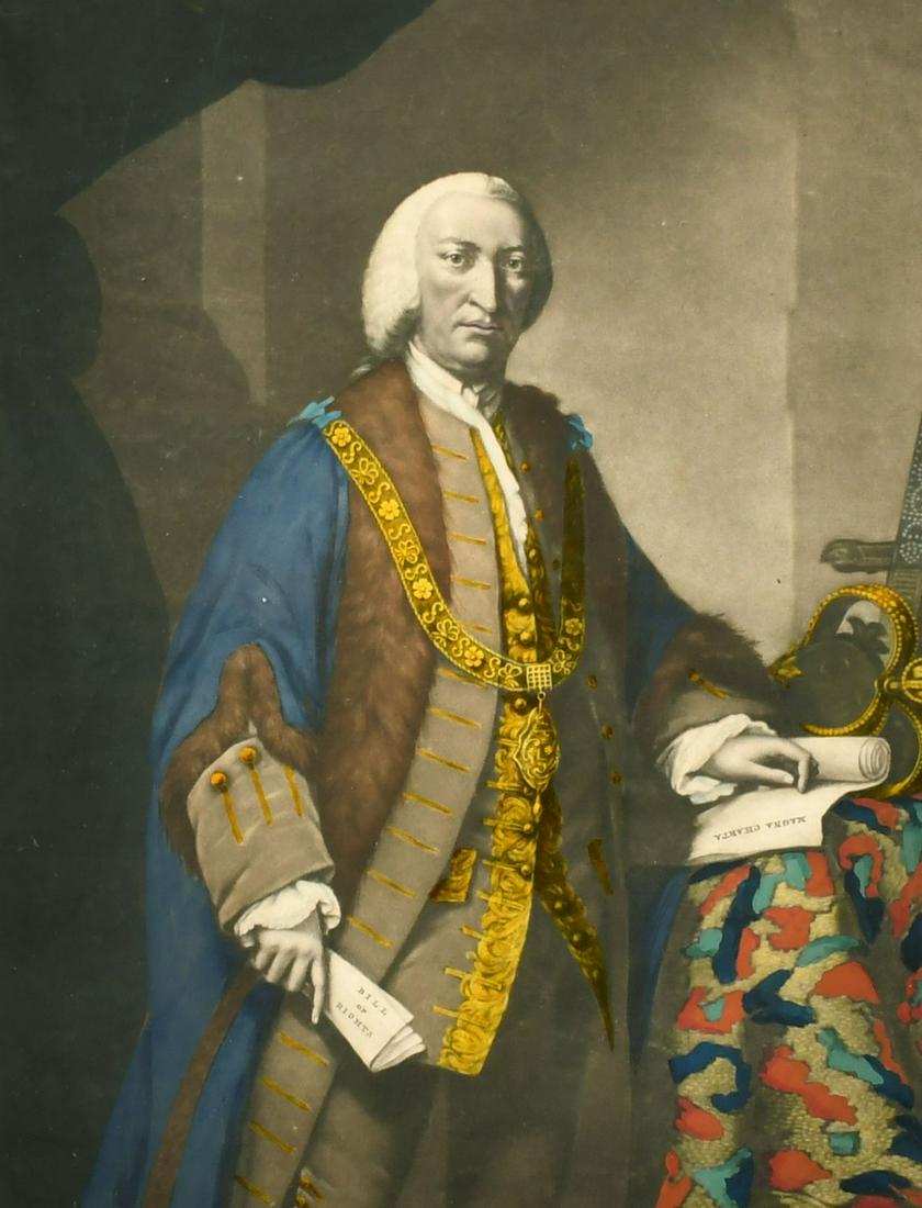 John Dixon, 18th Century mezzotint, A portrait of William Beckford, 13.5" x 9.5", (34.5x24cm).: John Dixon, 18th Century mezzotint, A portrait of William Beckford, 13.5" x 9.5", (34.5x24cm).