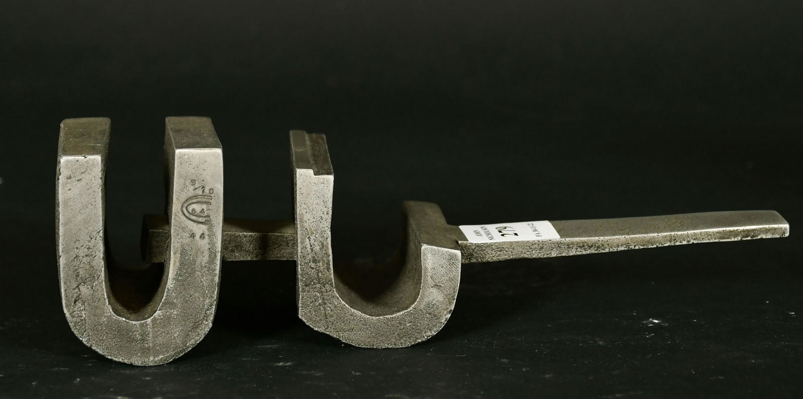 Geoffrey Clarke R.A. (1924 -2014) British, A maquette for 'Two Troughs - Flat Bar II', aluminium, (1 of 3)