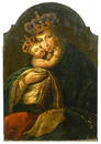 Spanish School probably 17th Century, virgin and child wearing jewelled crowns, oil on copper with a