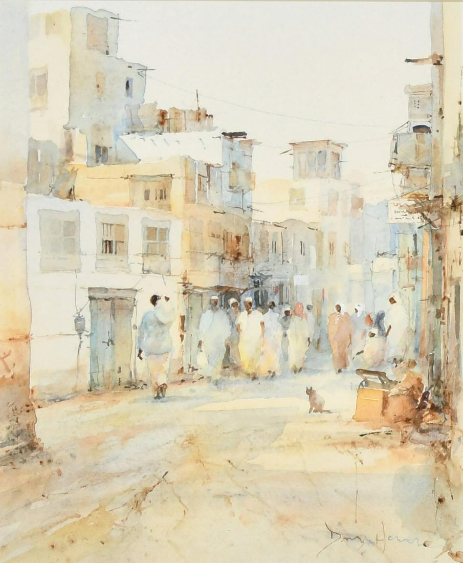David Howell (b. 1939), a pair of watercolour scenes from Dubai, both signed, one 11" x 8.5" (28 x (1 of 6)