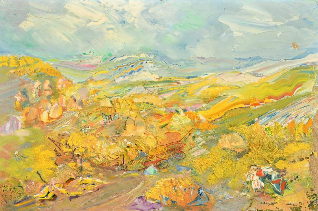 恐らく　楢原健三　作　風景画 サイン入り 大きめ アート作品 恐らく 楢原健三 作 風景画 サイン入り 大きめ アート作品