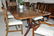 1981: A GOOD GEORGIAN DESIGN MAHOGANY TWIN PILLAR DINI
