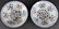 80: A PAIR OF CHINESE PORCELAIN ENAMELLED SCALLOPED BO - 2