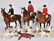 719: A BESWICK POTTERY HUNTING GROUP, comprising two m
