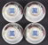 A SET OF FOUR CHINESE PORCELAIN ENAMELLED TEABOWLS bear - 2