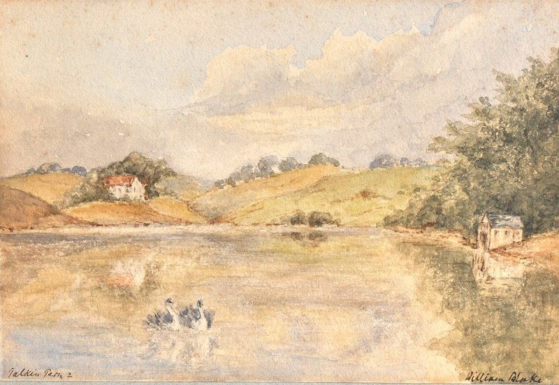 William Blake (19th-20th Century) British. Talkin Park: William Blake (19th-20th Century) British. Talkin Park, A River Landscape, Watercolour, Signed and Inscribed, Unframed, 7” x 9.75” and twelve others (13).