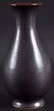 A 19TH CENTURY CHINESE TEA DUST GLAZED BALUSTER VASE