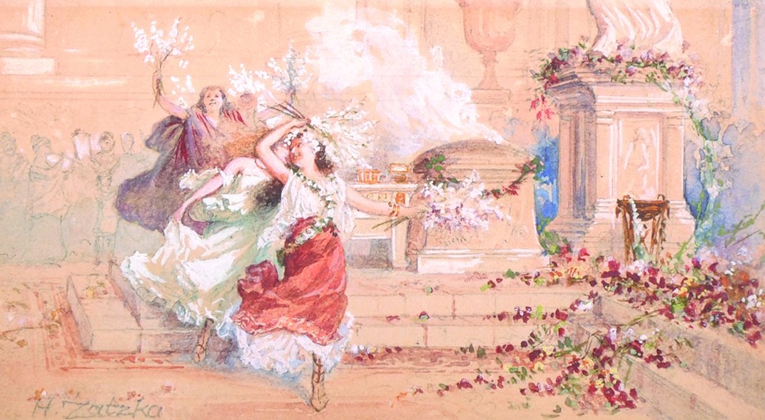 After Hans Zatzka 1859 1945 Fairy Dance Jan 23 21 Auktionshaus Oberursel In Germany