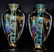A SUPERB PAIR OF WEDGWOOD FAIRYLAND LUSTRE VASES by