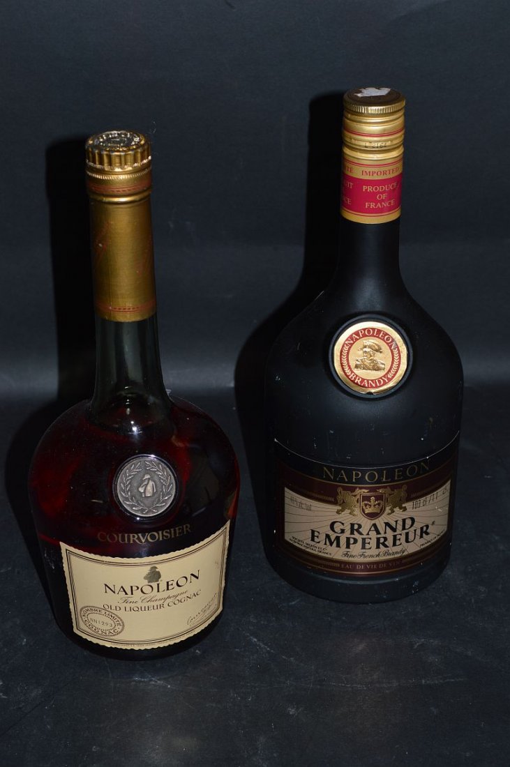 A BOTTLE OF NAPOLEON GRAND EMPEREUR BRANDY AND