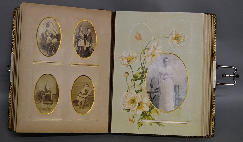 THE FAMILY ALBUM OF WILLIAM FREDERICK RHODES, Presented: THE FAMILY ALBUM OF WILLIAM FREDERICK RHODES, Presented by Members of LODGE EMULATION 1100EC, on the occasion of his wedding, BOMBAY 1896.