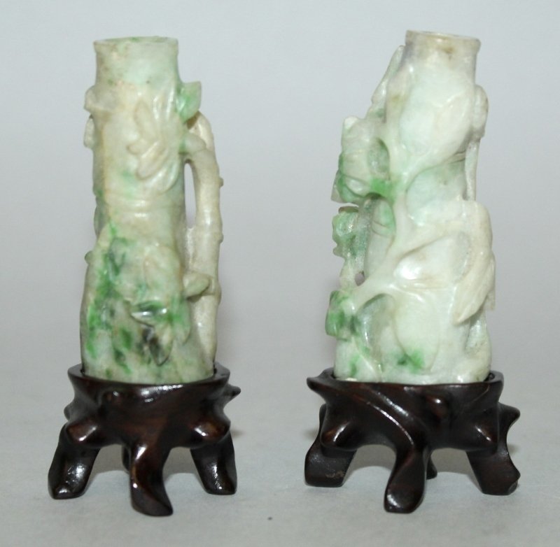 A GOOD PAIR OF EARLY 20TH CENTURY CHINESE MINIATURE (1 of 3)