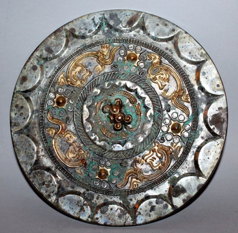ANOTHER GOOD QUALITY LARGE CHINESE TANG-STYLE SILVERED (1 of 5)