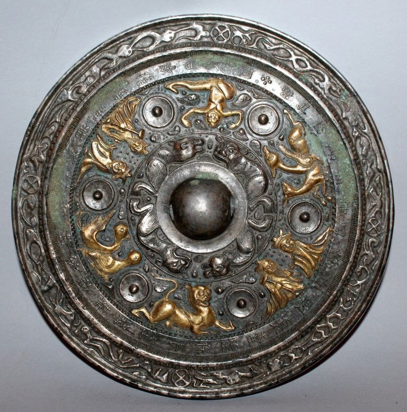 ANOTHER GOOD QUALITY LARGE CHINESE TANG-STYLE SILVERED (1 of 5)
