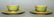 A PAIR OF CHINESE GREEN ENAMELLED YELLOW GROUND