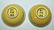 A PAIR OF CHINESE GREEN ENAMELLED YELLOW GROUND - 5