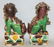 A PAIR OF CHINESE KANGXI PERIOD FAMILLE VERTE BISCUIT - 3