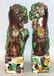 A PAIR OF CHINESE KANGXI PERIOD FAMILLE VERTE BISCUIT - 4