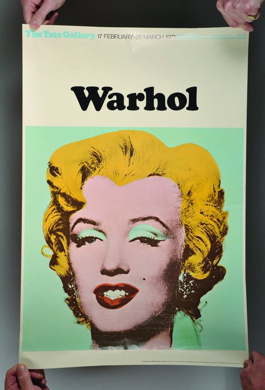 The Tate Gallery. Warhol", 'Marilyn Munroe', Poster, (1 of 1)