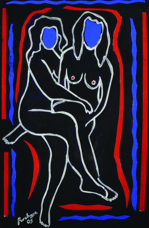 Bruce Purchase (1938-2008) New Zealand. Naked Figures, (1 of 4)