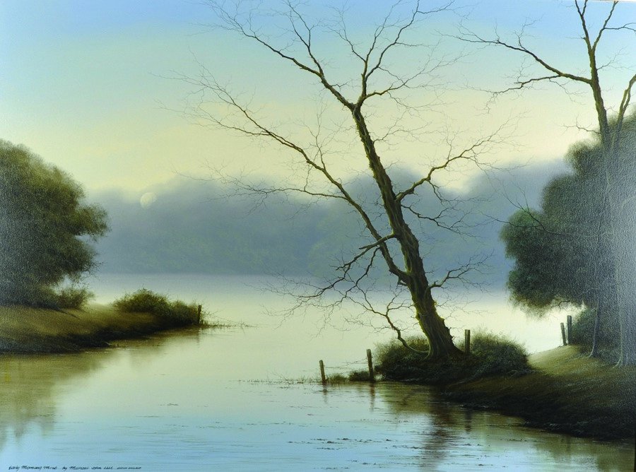 Michael John Hill (1956-   ) British. November, Frosty (1 of 10)