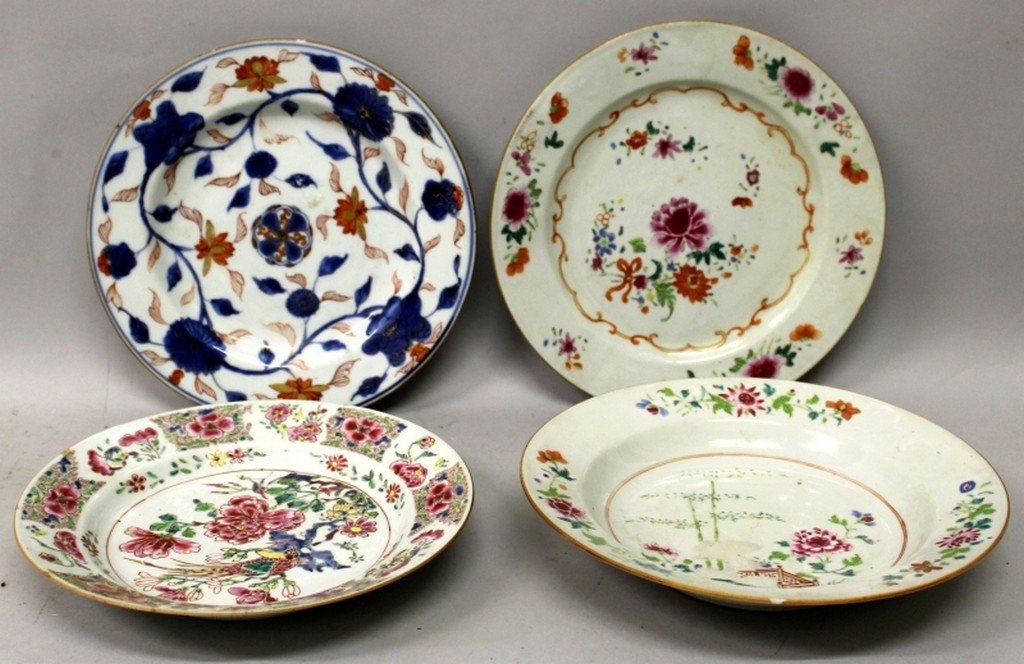 A CHINESE IMARI KANGXI PERIOD PORCELAIN PLATE, 8.75in (1 of 9)