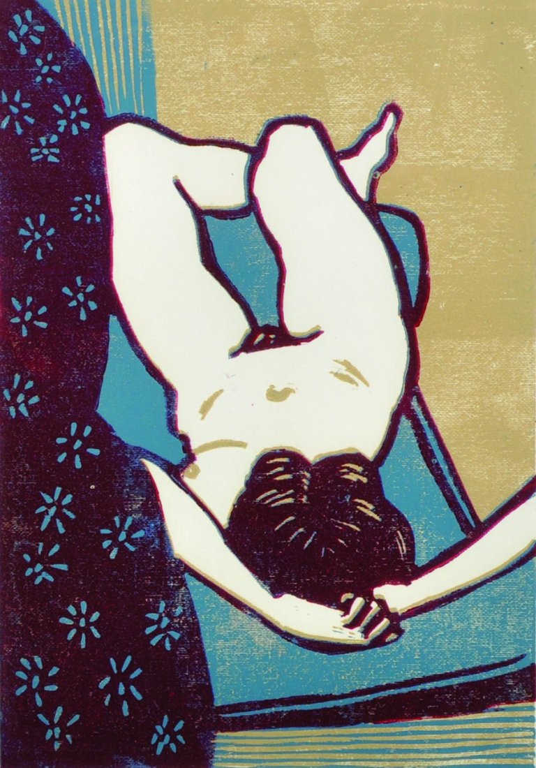 Sidney Horne Shepherd (1909-1993) British. ‘Reclining (1 of 3)