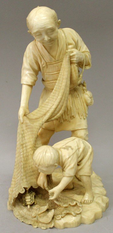 A FINE QUALITY SIGNED JAPANESE MEIJI PERIOD TOKYO (1 of 9)