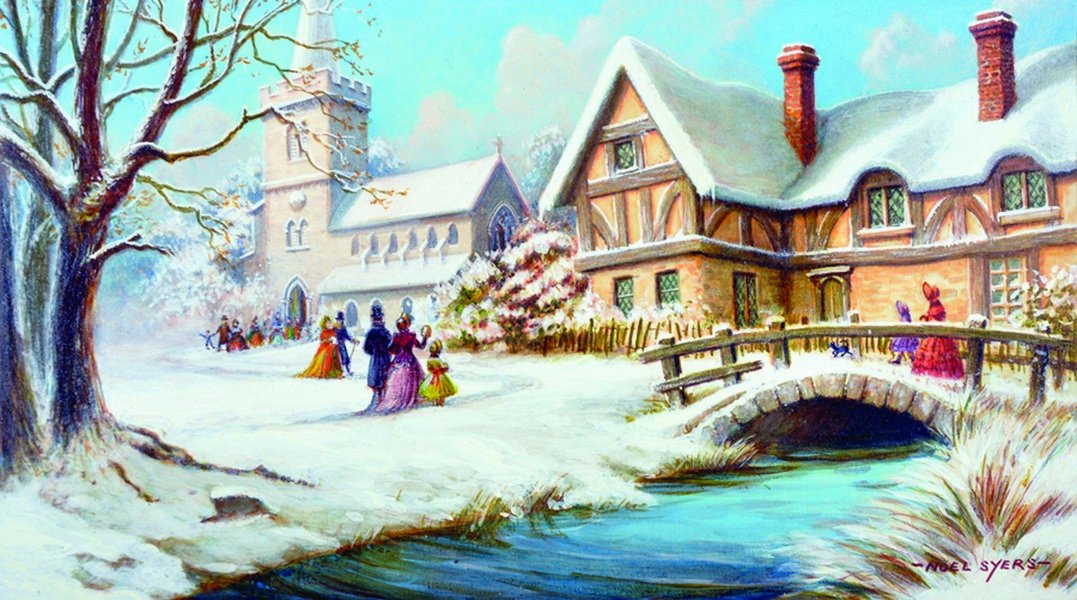 Noel Syers (20th Century) British. ‘Stanton,: Noel Syers (20th Century) British. ‘Stanton, Gloucestershire’, a Winter Scene, Mixed Media, Signed, Unframed, 6 75” x 11 75”, and four others by the same hand, five (5).
