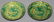 A PAIR OF CHINESE GREEN ENAMELLED YELLOW GROUND