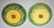 A PAIR OF CHINESE GREEN ENAMELLED YELLOW GROUND - 8